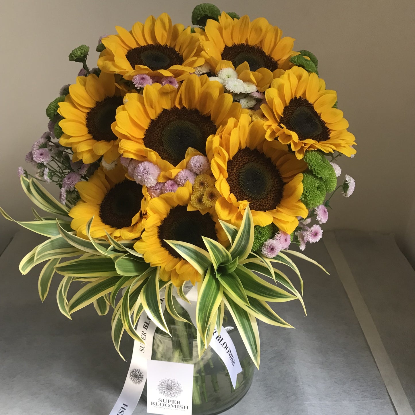 Shining Sunflower Jar