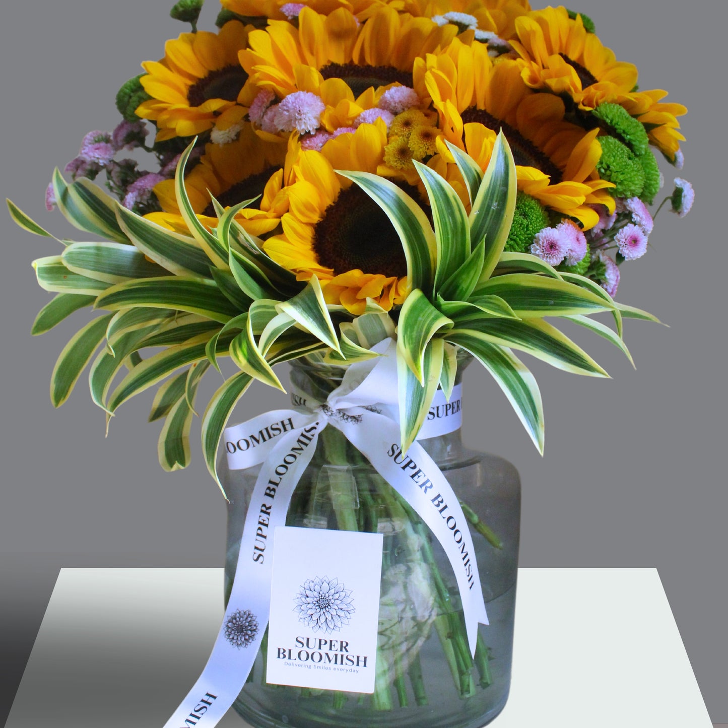 Shining Sunflower Jar