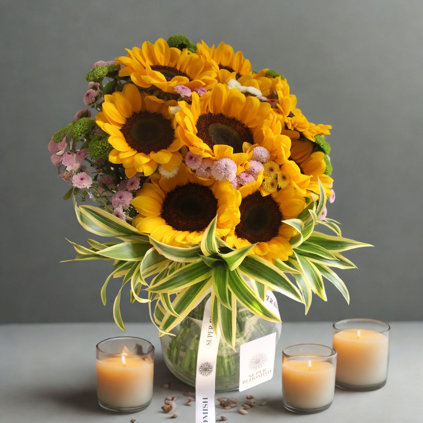 Shining Sunflower Jar