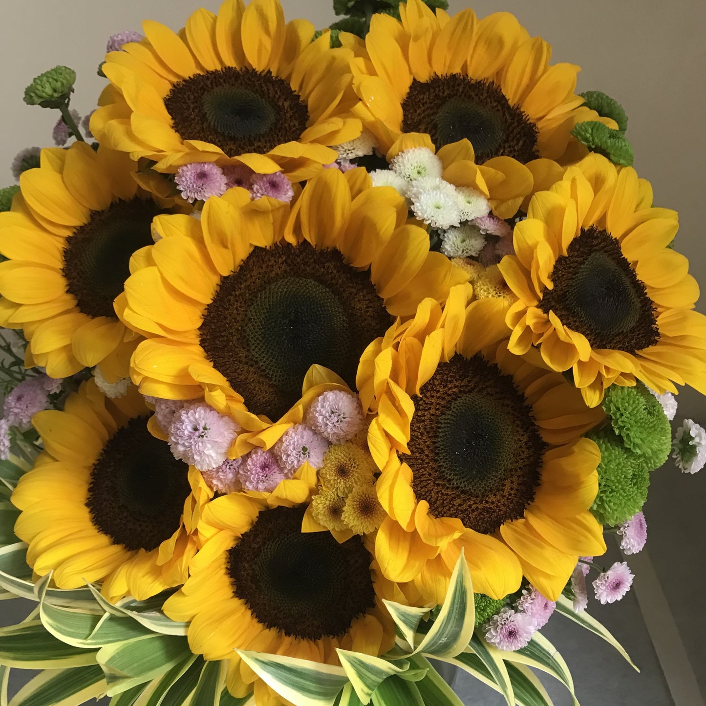 Shining Sunflower Jar